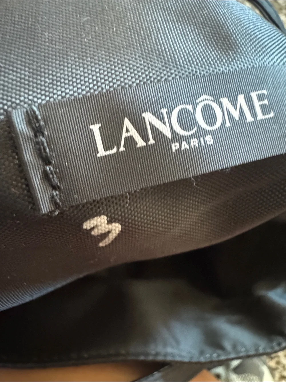 Lancome Black Women's Tote Bag - Sleek Everyday Shoulder Bag Shimmer Glam Purse